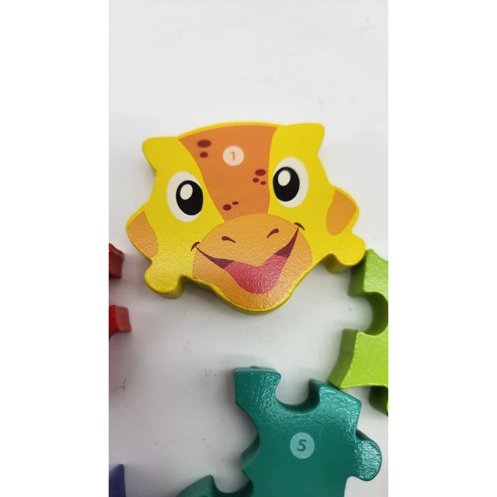 6-Pack Dinosaur Puzzles for Kids Ages 3-5 - Montessori Toys for 2 Year Old - ...